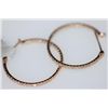 Image 1 : 0.57 CTW 14K PINK GOLD DIAMOND EARRINGS