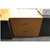 Image 1 : MAPLE 2 DRAWER LATERAL FILE CABINET