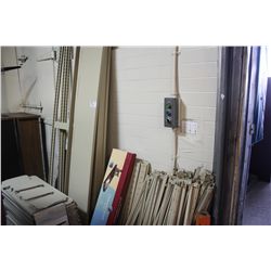 LOT OF BEIGE RACKING