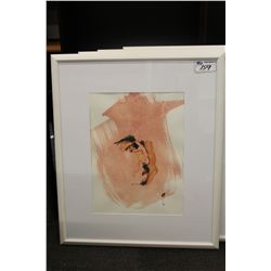 LAZA FONKIN FRAMED WATER COLOR