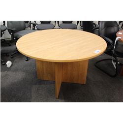 HONEY MAPLE 48 INCH CONFERENCE TABLE