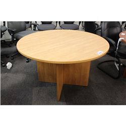 HONEY MAPLE 48 INCH CONFERENCE TABLE