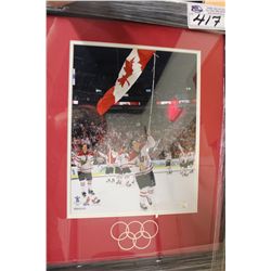 FRAME TEAM CANADA OLYMPIC PICTURE
