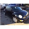 Image 2 : 1998 VOLKSWAGEN BEETLE, 2 DOOR HATCHBACK, BLACK, VIN # 3VWBB61C7WM052159