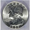Image 2 : 1959 WASHINGTON QUARTER PCGS MS64