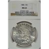 Image 1 : 1886 MORGAN DOLLAR NGC MS63