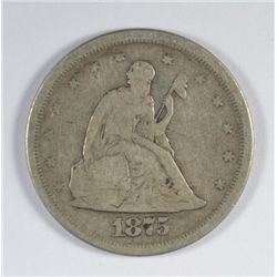 1875-S TWENTY CENT G/VG
