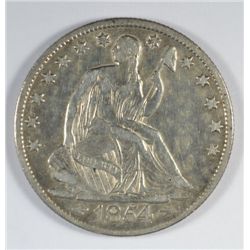 1854-O SEATED HALF DOLLAR XF