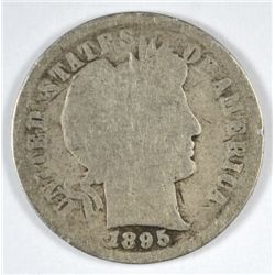 1895-S BARBER DIME GOOD