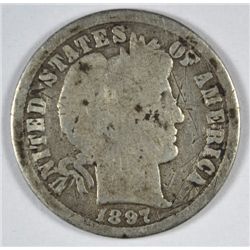 1897-O BARBER DIME GOOD
