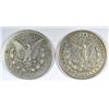 Image 2 : ( 2 ) CIRCULATED MORGAN SILVER DOLLARS, 1878-S AND 1921-S