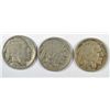 Image 1 : 3-1923-S BUFFALO NICKELS "GRADING SET" (GOOD,VG,FINE)