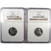 Image 1 : 1962 NGC PF-66 & 1963 NGC PF-66 PROOF JEFFERSON NICKELS