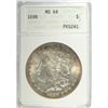 Image 1 : 1898 MORGAN DOLLAR ANACS MS64 TONED