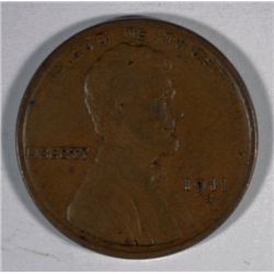 1911 S LINCOLN CENT VF+