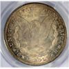 Image 3 : 1891 S MORGAN DOLLAR PCGS MS65 GEM, SUPER COLORS!