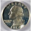 Image 2 : 1964 WASHINGTON QUARTER PCGS PROOF 67