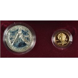 1988 US MINT OLYMPIC 2 PIECE SET IN ORIGINAL GOVERNMENT PACKAGING