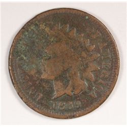 1869 INDIAN HEAD CENT AG