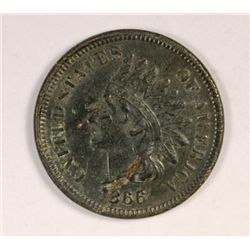 1866 INDIAN HEAD CENT VF DARK