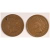 Image 1 : 1867 AG & 1868 VG INDIAN HEAD CENTS