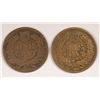 Image 2 : 1867 AG & 1868 VG INDIAN HEAD CENTS
