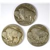 Image 2 : 3-1924-D BUFFALO NICKELS "GRADING SET" (GOOD,VG,FINE)