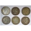 Image 1 : 3-1912 "GRADING SET" (FINE,VF,XF) & 3- 1912-D "GRADING SET" (VG,FINE,VF) BARBER