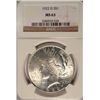 Image 1 : 1922 D PEACE DOLLAR NGC MS63