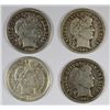 Image 1 : 4-1903-O BARBER DIMES "GRADING SET" (GOOD,VG,FINE,VF)