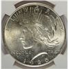 Image 2 : 1925 PEACE DOLLAR NGC MS63