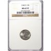 Image 1 : 1948-D ROOSEVELT DIME NGC MS67 FULL TORCH