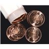 ( 20 ) ONE ROLL OF ONE OUNCE .999 COPPER ART ROUNDS, "MORGAN HEAD"  REPLICA