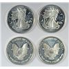 Image 1 : ( 4 ) 1/4 OUNCE .999 SILVER BULLION COINS, VERY ATTRACTIVE PRESENTATION