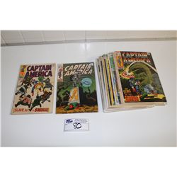 CAPTAIN AMERICA #104, #113 A SOLID MID TO HIGH MID GRADE COPY, #122- #329 IN VARIOUS GRADES 27