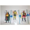 Image 2 : LOT OF 5 DC SUPER POWERS ACTION FIGURES- GOLDEN PHARAOH WITH STAFF, MR MIRACLE WITH HAND CUFFS,