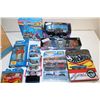 Image 2 : BOX LOT OF ASSORTED HOT WHEELS, MUSCLE MACHINE AND MICRO MACHINE DIE CAST MODELS NEW IN BOX