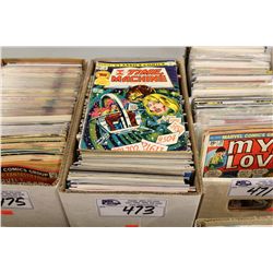 SHORT BOX OF MISCELLANEOUS BRONZE TO MODERN COMICS, MIXED GRADES.