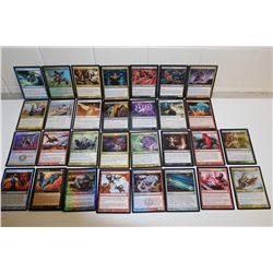 MTG- 30 MISCELLANEOUS RARES, CONDITION VARIES FROM PLAYED TO NM INCLUDES FLUSTERSTORM AND OTHERS