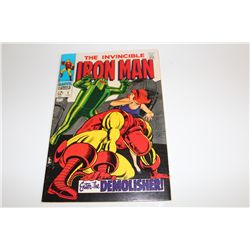 IRON MAN #2 (1968) HIGHER MID GRADE. GLOSSY, FLAT, TIGHT & SUPPLE. A NICE COPY.