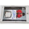 Image 2 : PATRICK KANE, CUP ROOKIE 2007/08 UPPER DECK EVENT USED CARD, AUTORGRAPHED LIMITED EDITION 5/99