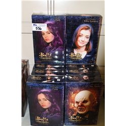 LOT OF 10 LARGE(12 ) BUFFY THE VAMPIRE SLAYER FIGURES NEW IN THE BOX