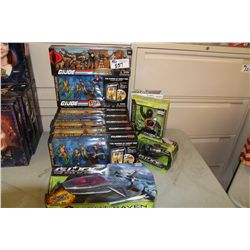 LARGE LOT OF G.I. JOE ACTION FGURES NEW IN BOX