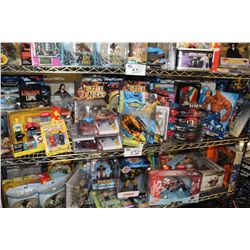 SHELF LOT OF ASSORTED TOYS NEW IN THE BOX- HUNDREDS OF DOLLARS IN RETAIL VALUE