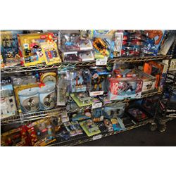 SHELF LOT OF ASSORTED TOYS NEW IN THE BOX- HUNDREDS OF DOLLARS IN RETAIL VALUE