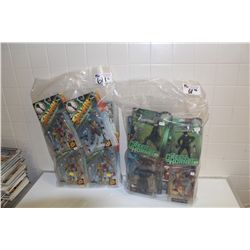 LARGE LOT OF SPAWN, GREEN HORNET, MATRIX ETC. ACTION FIGURES NEW IN BOX