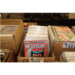 PARTIAL SHORT BOX OF ASSORTED COMICS