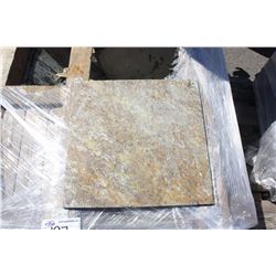 PALLET OF GREEN FLOOR TILE
