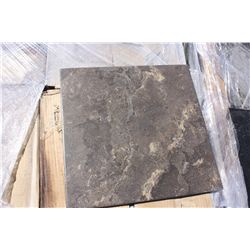 PALLET OF BROWN FLOOR TILE