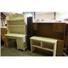 Image 1 : WHITE DESK AND HEADBOARD,